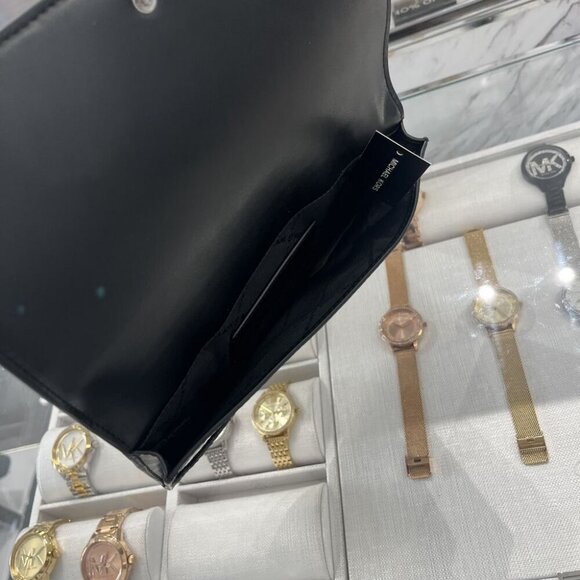 Michael Kors Cooper Large Embellished Signature Logo Travel Wallet 36R5LCOF6B - Picture 6 of 10